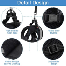 Load image into Gallery viewer, Playful Meow - &quot;The Gulliver&quot; Travelers Reflective Harness &amp; Leash- Review
