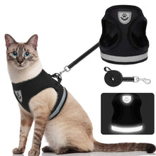 Load image into Gallery viewer, Playful Meow - &quot;The Gulliver&quot; Travelers Reflective Harness &amp; Leash- Review
