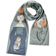 Load image into Gallery viewer, Playful Meow - The Queen &amp; Cat Shawl- Review
