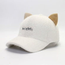 Load image into Gallery viewer, Tweed Cat Ears Cap
