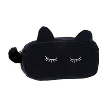 Load image into Gallery viewer, Playful Meow - Velvety Cat&#39;s Ear Vanity Bag- Review
