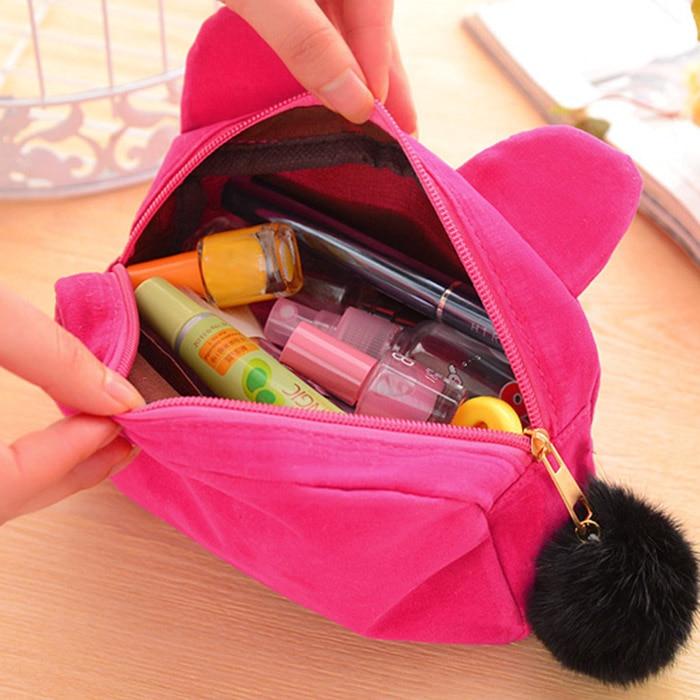 Playful Meow - Velvety Cat's Ear Vanity Bag- Review