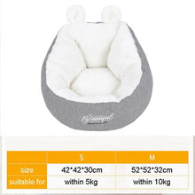 Load image into Gallery viewer, Playful Meow - Warm and Cozy Bunny Cat Bed- Review
