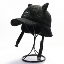 Load image into Gallery viewer, Winter Cat Ears Aviator Cap
