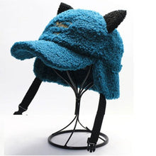 Load image into Gallery viewer, Winter Cat Ears Aviator Cap

