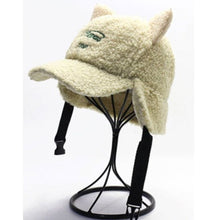 Load image into Gallery viewer, Winter Cat Ears Aviator Cap
