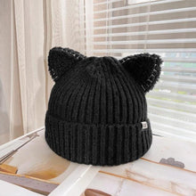 Load image into Gallery viewer, Winter Cat Ears Knitted Beanie
