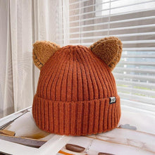 Load image into Gallery viewer, Winter Cat Ears Knitted Beanie
