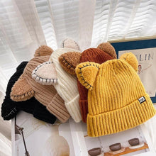 Load image into Gallery viewer, Winter Cat Ears Knitted Beanie
