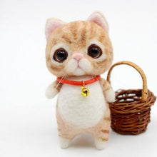 Load image into Gallery viewer, Playful Meow - Wool Felt Cute Cat DIY Kit- Review
