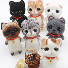 Load image into Gallery viewer, Playful Meow - Wool Felt Cute Cat DIY Kit- Review

