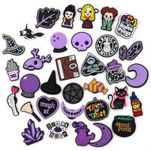 Load image into Gallery viewer, Witchy Croc Pins: Cast a Spell of Laughter with These Halloween Accessories
