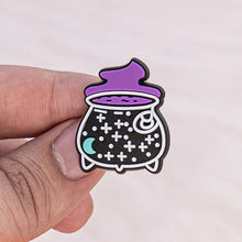 Load image into Gallery viewer, Witchy Croc Pins: Cast a Spell of Laughter with These Halloween Accessories
