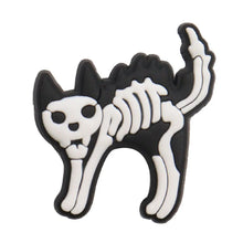 Load image into Gallery viewer, Skull and Cat Shoe Charms
