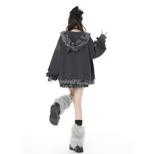 Load image into Gallery viewer, Spicy Gothic Cat Ears Hoodie
