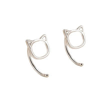 Load image into Gallery viewer, Classic Chic Cat Earrings [925 Sterling Silver]
