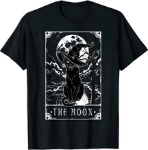 Load image into Gallery viewer, Witchy Black Cat Tarot T Shirt [Plus Size Available]
