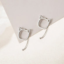 Load image into Gallery viewer, Classic Chic Cat Earrings [925 Sterling Silver]

