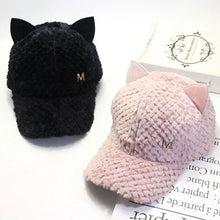 Load image into Gallery viewer, Woolly Cat Ears Cap
