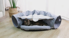Load and play video in Gallery viewer, 3-in-1 Long Curvy Tunnel with Bed &amp; Mat
