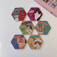 Load and play video in Gallery viewer, Mischievous Cat Ceramic Coasters
