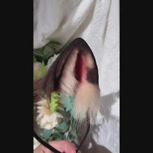 Load and play video in Gallery viewer, Siamese Cat Ears and Tail Set
