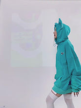 Load and play video in Gallery viewer, Clawsome Sphynx Cat Ears Hoodie
