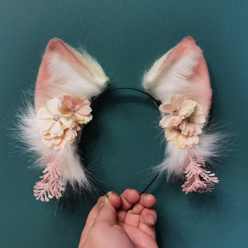 Sakura Dream Fur Ears Headband