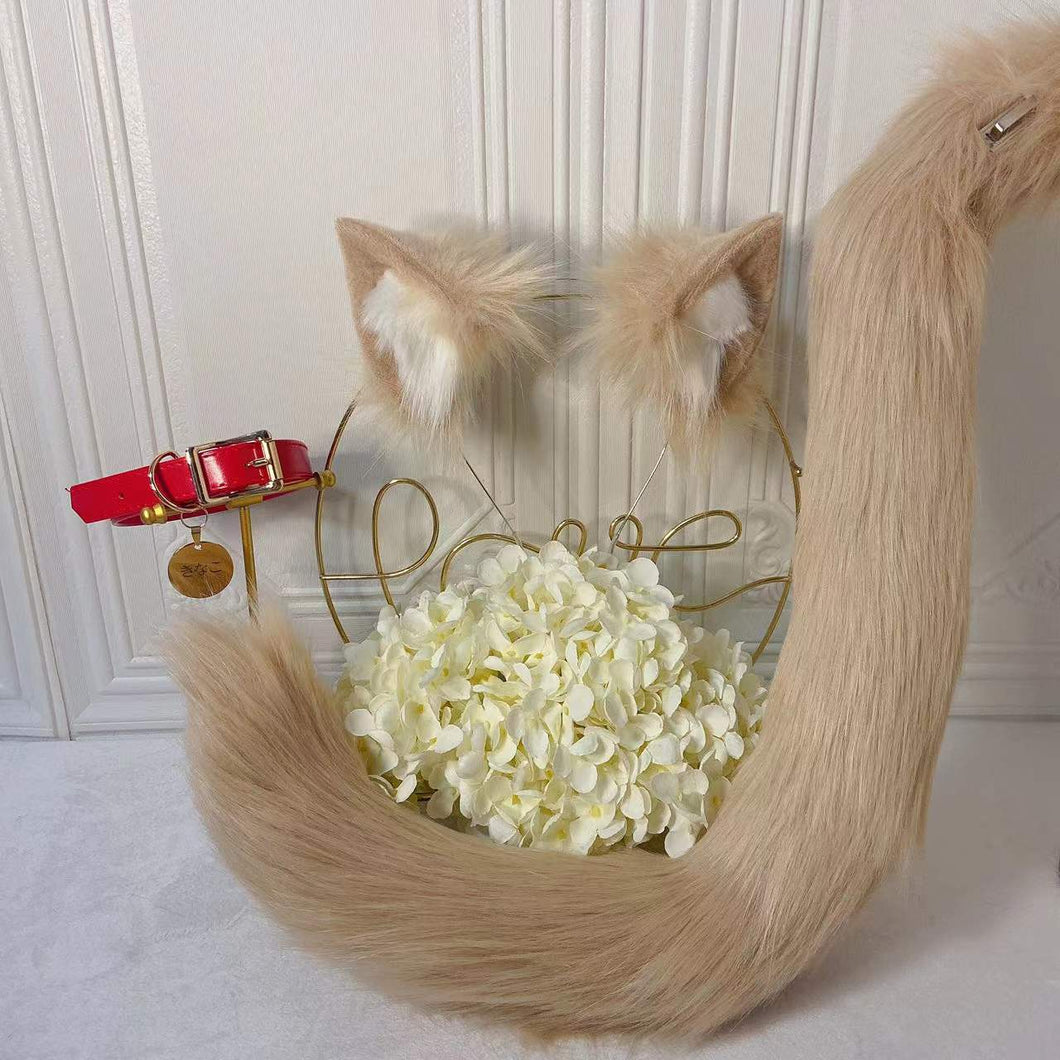 Nekomimi Cat Ears, Tails and Collar Set