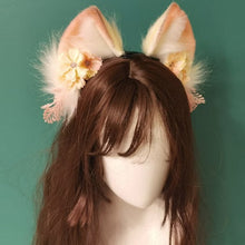 Load image into Gallery viewer, Sakura Dream Fur Ears Headband
