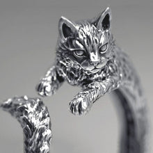 Load image into Gallery viewer, Vintage Cat Ring [Resizable]
