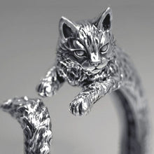 Load image into Gallery viewer, Vintage Cat Ring [Resizable]
