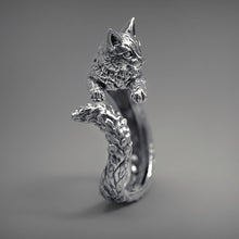 Load image into Gallery viewer, Vintage Cat Ring [Resizable]

