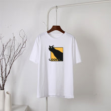 Load image into Gallery viewer, Sneaky Black Cat Tee [Plus Size Available]
